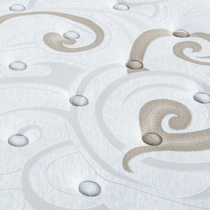 Ensemble matelas moyen à Euro-plateau Pisa IV de Springwall pour lit double
