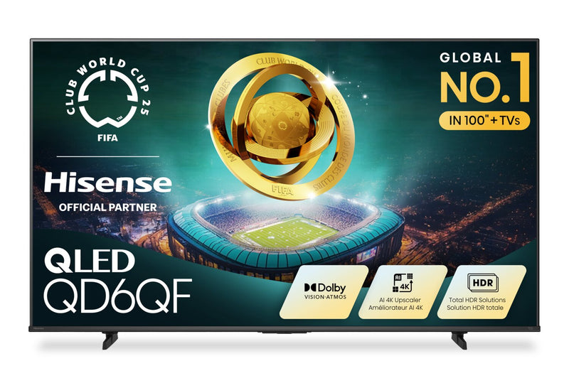 Téléviseur intelligent Hisense QD6QF UHD 4K de 50 po avec Fire TV