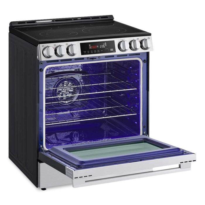 Cuisinière intelligente électrique LG de 6,3 pi³ avec EasyCleanMD - acier inoxydable résistant aux taches - LSEL6333XE