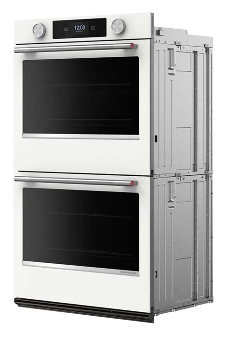 Four mural double intelligent électrique KitchenAid de 30 po - blanc - KOED730SWH