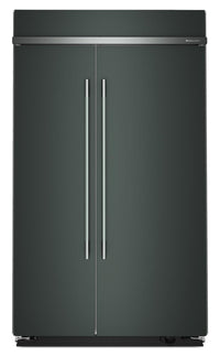 Réfrigérateur encastré KitchenAid de 29,4 pi3 et de 48 po à compartiments juxtaposés - genièvre - KBSN748SJP