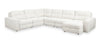 Sofa sectionnel modulaire à coulissement et inclinaison électriques de droite Elevate de Scott Living 6 pièces en tissu de chenille - beige