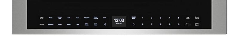 Four à micro-ondes encastré KitchenAid de 1,1 pi3 à convection avec friture à air - acier inoxydable PrintShieldMC - YKMBT730SPS