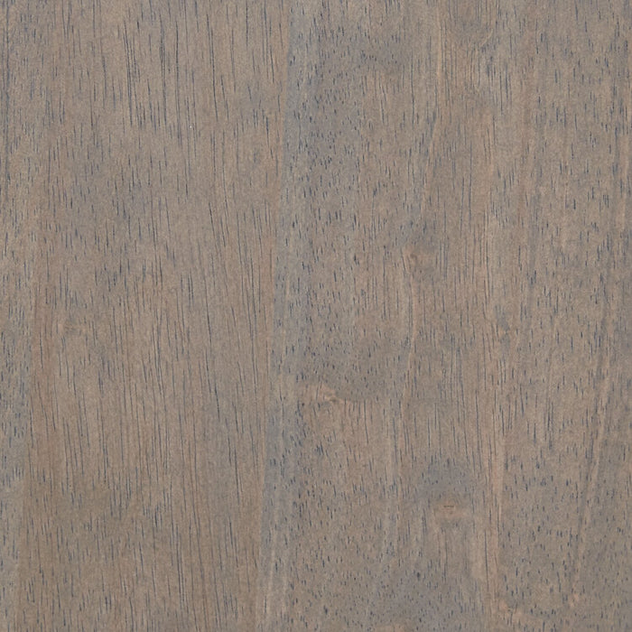 Ensemble de salle à manger Remi 5 pièces en verre et bois avec table ronde de 42 po (L) et 4 chaises à dossier à lattes - noir et brun