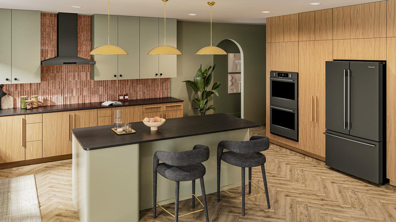 Four mural double intelligent électrique KitchenAid de 30 po - minerai noir - KOED730SBE