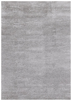 Carpette à poil long Pascal grise - 5 pi 3 po x 7 pi 7 po