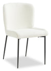 ["Chaise de salle à manger Alwin - blanche"]
