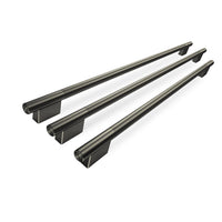 Trousse de poignées KitchenAid 3 pièces pour réfrigérateur encastré de 42 po à portes françaises - minerai noir - W11777172