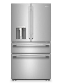  Réfrigérateur KitchenAid de 29 pi3 à portes françaises - acier inoxydable - KRMF436SPS