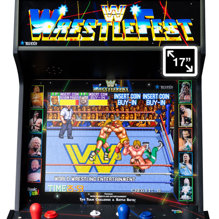 Borne d’arcade WWE Ultra Series Arcade Classics de Basic Fun avec 5 jeux