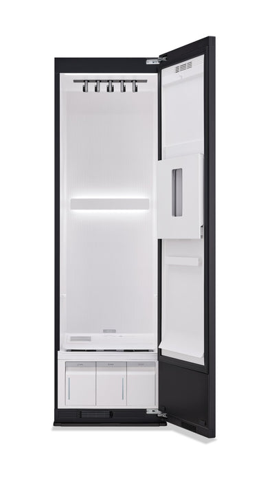 Système d’entretien de vêtements à la vapeur StylerMD de LG avec technologie TrueSteamMD et cintre mobile Dynamique MovingHangerMC - SC5GMR80H 