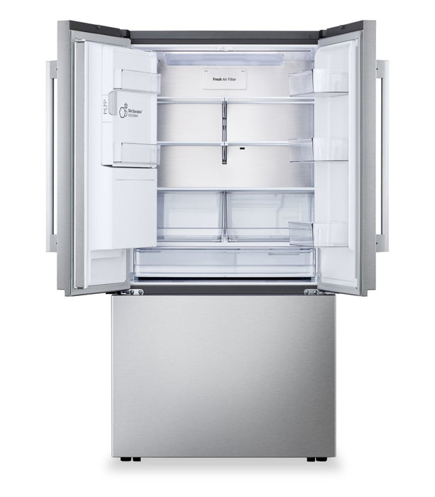 Réfrigérateur LG de 36 po et 24 pi3 de profondeur comptoir Counter-Depth MaxMC à portes françaises avec Zero ClearanceMC - LF24Z6530S