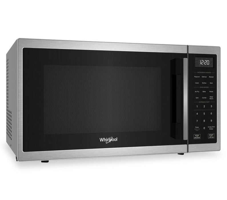Four à micro-ondes de comptoir Whirlpool de 1,0 pi3 avec friture à air - Acier inoxydable - WMCS5522RB