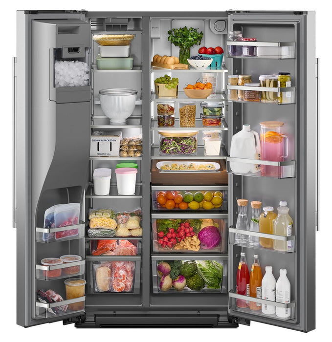 Réfrigérateur KitchenAid de 29 pi3 et de 36 po - acier inoxydable résistant aux traces de doigts - KRSF536RPS 