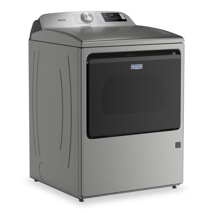 Sécheuse à gaz Maytag à chargement par le haut de 7,4 pi3 avec détection d’humidité avancée - grise - MGD6205RR