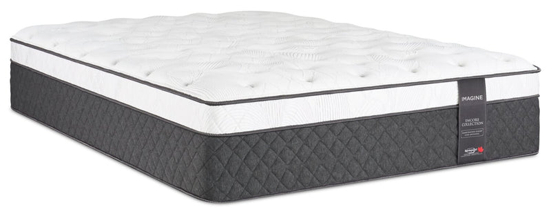 Matelas moelleux à Euro-plateau Encore Imagine de Springwall pour très grand lit 