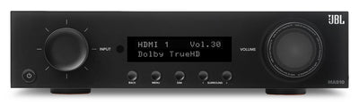 JBL MA510 5.2-Channel 8K AV Receiver - Black (JBLMA510BLKAM) | Récepteur AV à 5.2 canaux JBL MA510 8K – noir (JBLMA510BLKAM)