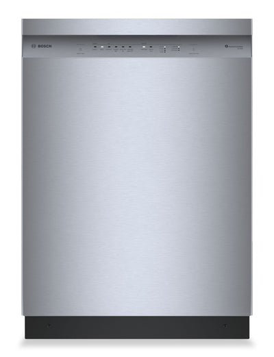 Bosch 100 Series 24" 48 dBA Smart Dishwasher with PrecisionWash® - Stainless Steel - SHE41CM5N | Lave-vaisselle intelligent Bosch de série 100 de 24 po de 48 dBA avec PrecisionWashMD - acier inoxydable - SHE41CM5N | SHE41M5N