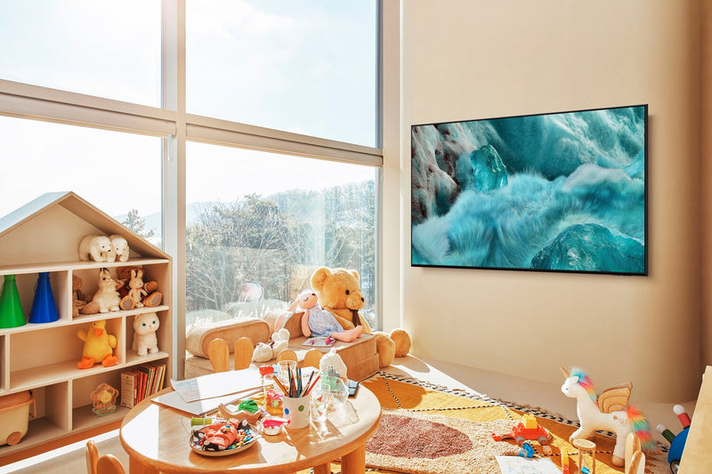 Téléviseur intelligent QLED SAMSUNG Q7F UHD 4K de 98 po avec Vision AI et système d’exploitation Tizen (QN98Q7FAAFXZC) - modèle 2025