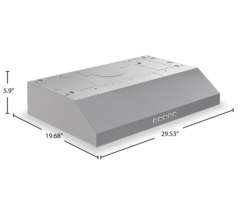 Hotte de cuisinière sous l’armoire Broan de série GLA2 de 30 po - GLA2303SS
