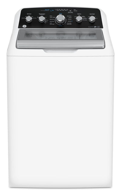 GE 4.9 Cu. Ft. Top Load Agitator Washer - White - GTW491BMRWS | Laveuse GE à chargement par le haut de 4,9 pi³ avec agitateur - blanche - GTW491BMRWS