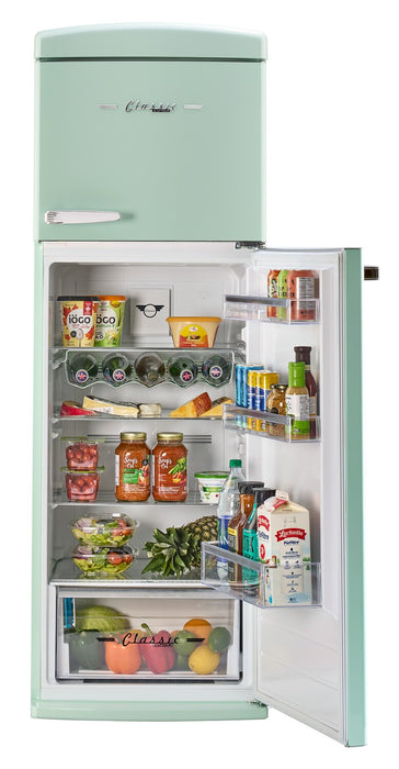 Réfrigérateur Classic Rétro d’Unique de 24 po et de 11 pi3 à congélateur supérieur - vert menthe estival - UNQ-310L LG TM