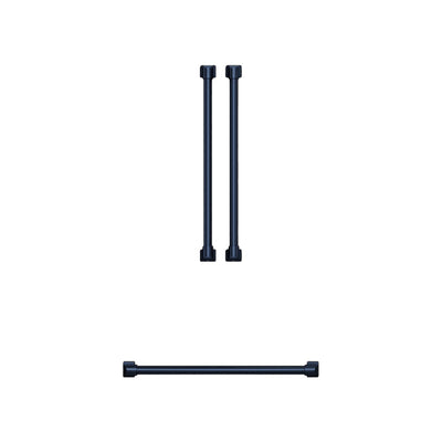 Thor Kitchen Handle and Knob Set for 30” Refrigerator in Gun Metal Blue - CKA-RF3017-BLU | Ensemble de poignées et de boutons Thor Kitchen bleu métallisé pour réfrigérateur de 30 po - CKA-RF3017-BLU  | RF30KBLU