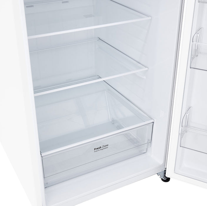 Réfrigérateur LG de 18 pi³ et de 28 po à congélateur supérieur qui convient à une installation dans un garage - blanc - LT18S2100W