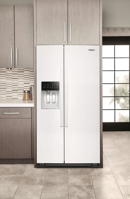 Réfrigérateur Whirlpool de 28,7 pi³ et de 36 po à compartiments juxtaposés - blanc - WRSF5536RW