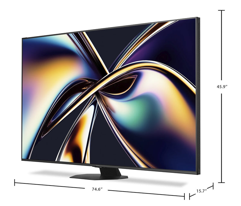 Téléviseur QLED Hisense U88QG de 85 po avec Mini DEL, IA et Google TVMC (85U88QG)