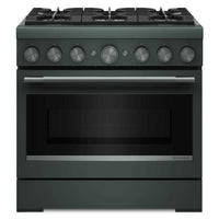 Cuisinière hybride KitchenAid de 5,1 pi3 avec friture à air sans préchauffage - genévrier - KFDS936SJP