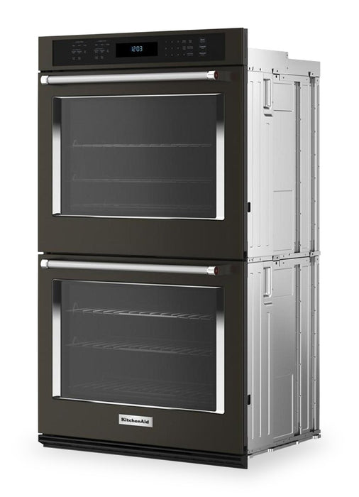 Four mural double KitchenAid de 27 po de 8,6 pi3 avec friture à air - KOED527PBS