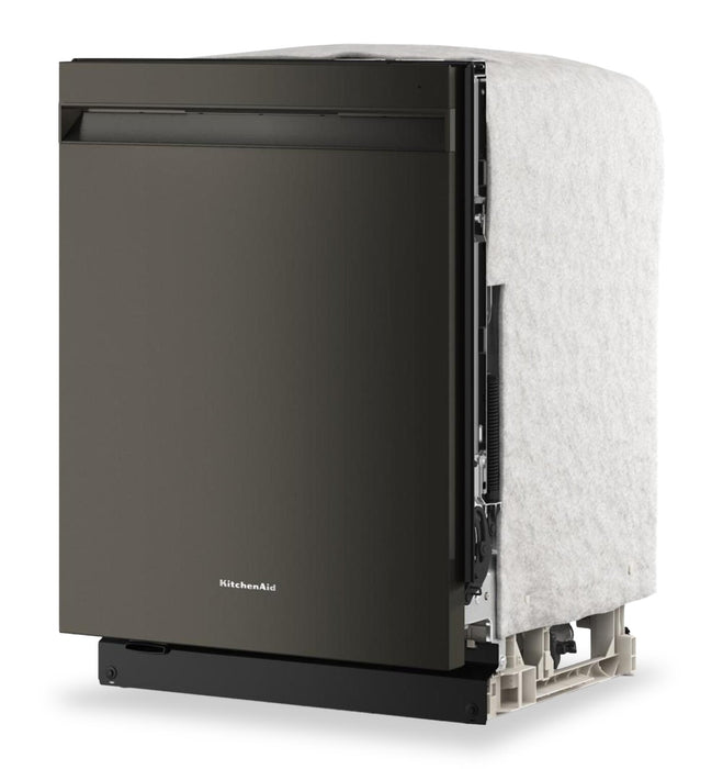 Lave-vaisselle KitchenAid de 24 po et de 44 dBA avec troisième panier 360° Max JetsMC - minerai noir - KDPS624SBE 