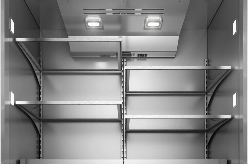 Réfrigérateur encastré KitchenAid de 20,8 pi³ et de 36 po à congélateur inférieur - acier inoxydable PrintShieldMC - KBBR336SPS