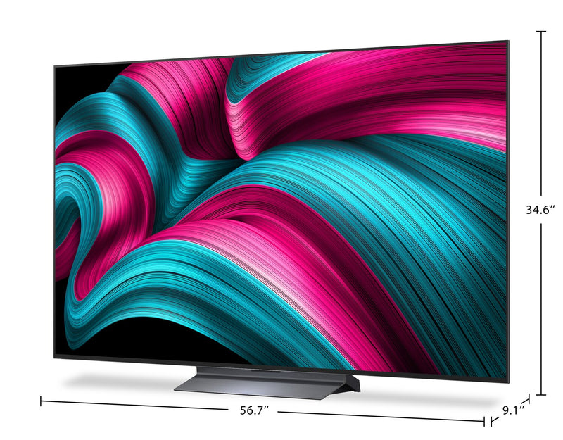 Téléviseur intelligent DELO evo LG C5 IA 4K de 65 po