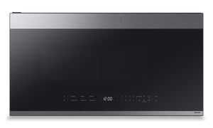 Four à micro-ondes à hotte intégrée Bespoke Samsung de 2,1 pi³ avec SmartThings Cooking - ME21DG6500SRAC