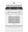 Cuisinière à gaz Whirlpool de 5,3 pi³ et de 30 po avec brûleur SpeedHeatMC - WFGS3530RW