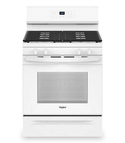 Whirlpool 30" 5.3 Cu. Ft. Gas Range with SpeedHeat™ Burner - WFGS3530RW | Cuisinière à gaz Whirlpool de 5,3 pi³ et de 30 po avec brûleur SpeedHeatMC - WFGS3530RW | WFGS353W