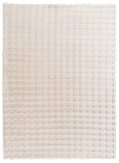 Dream Step Memory Foam Bubble Ivory Faux Fur Area Rug - 5' x 7' | Carpette Dream Step à bulles en fausse fourrure ivoire avec mousse à mémoire de forme - 5 pi x 7 pi