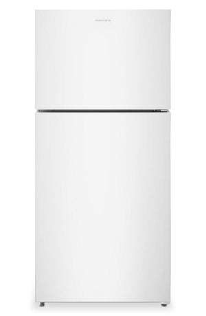 Réfrigérateur Amana de 19,3 pi3 et de 30 po à congélateur supérieur - blanc - ARTX2419SW