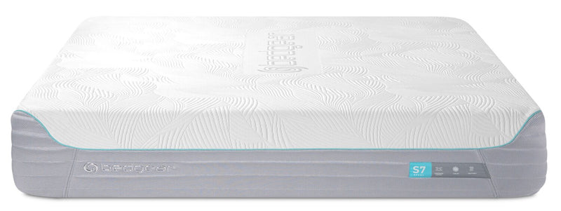 Matelas moelleux à surface lisse S7 de Bedgear pour grand lit