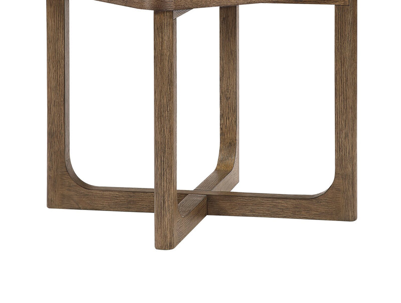 Table de bout Maxwell de 24 po - noyer brun clair