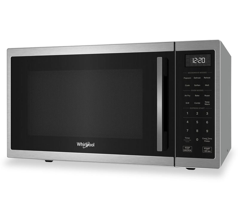 Four à micro-ondes de comptoir Whirlpool de 1,0 pi3 avec friture à air - Acier inoxydable - WMCS5522RB