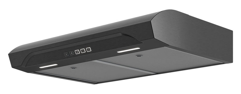 Hotte de cuisinière sous l’armoire Broan de série ALT2 de 30 po - acier inoxydable noir - ALT2303BLS