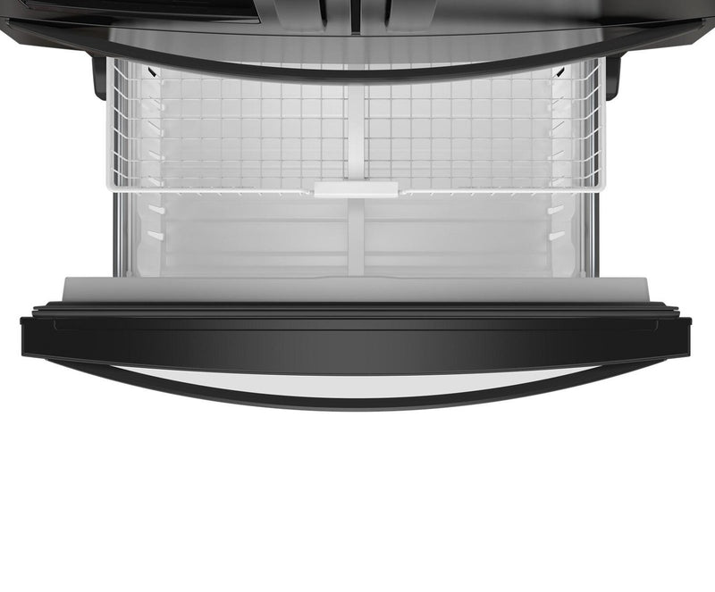Réfrigérateur Whirlpool de 36 po et de 24,5 pi³ à portes françaises - noir - WRMF3636RB