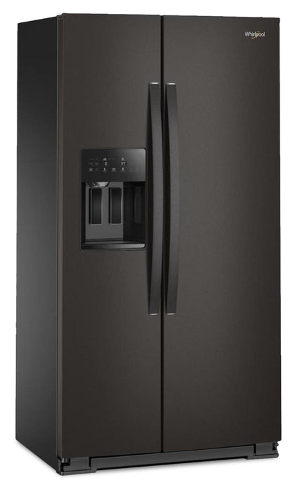 Réfrigérateur Whirlpool de 21 pi³ et de 36 po à compartiments juxtaposés - acier inoxydable noir - WRSC5536RV