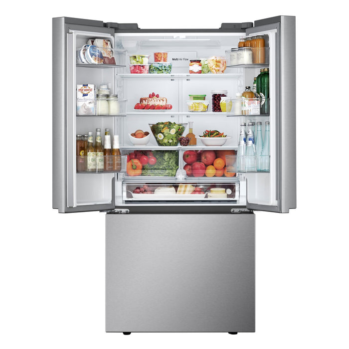Réfrigérateur intelligent LG de 33 po et de 25 pi³ à portes françaises avec machine à glaçons - acier inoxydable - LF25S6200S