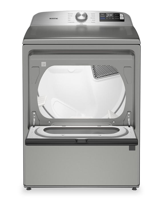 Sécheuse à gaz Maytag à chargement par le haut de 7,4 pi3 avec détection d’humidité avancée - grise - MGD6205RR