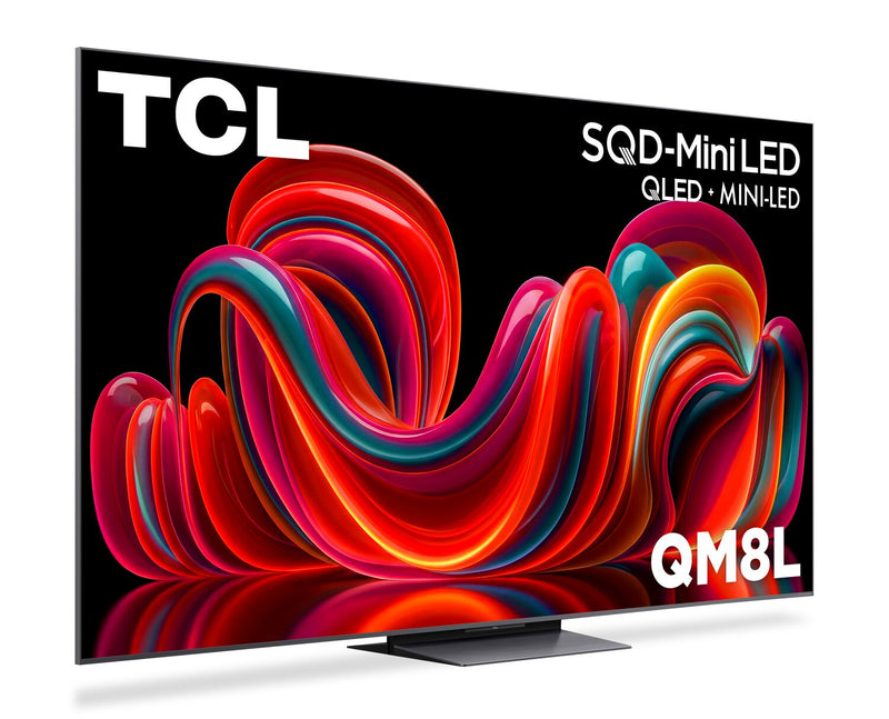 Téléviseur intelligent SQD Mini DEL TCL QM8L 4K de 75 po avec Google TV (75QM8L) - modèle 2026