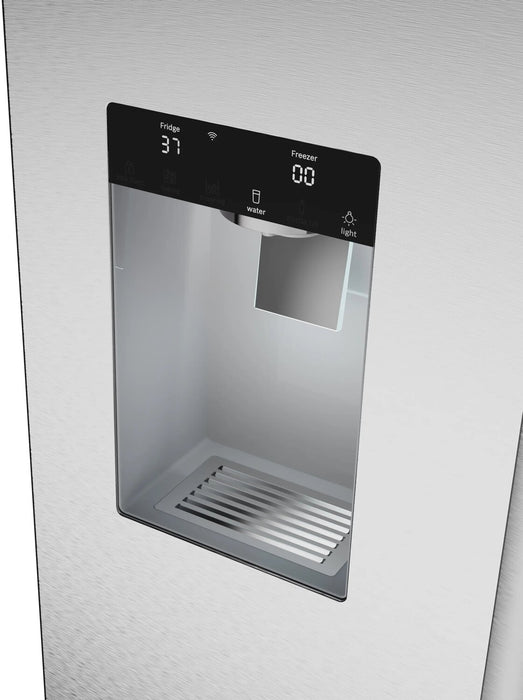 Réfrigérateur Bosch de 21,6 pi³ à portes françaises à congélateur inférieur - Acier inoxydable - B36CD52SNS